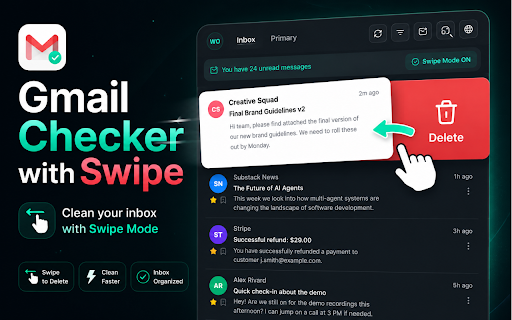 Gmail Cleaner & Checker – Swipe Cleanup screenshot