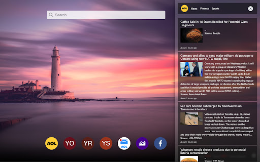 Search and New Tab by AOL screenshot