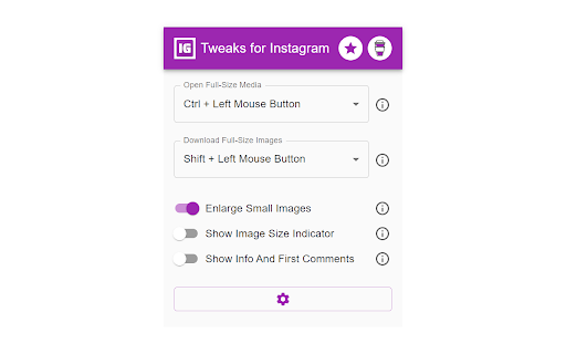Tweaks for Instagram screenshot