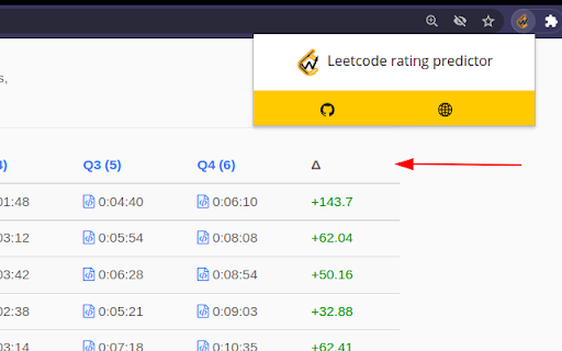 LC Predictor screenshot