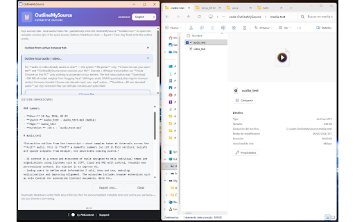 OutlineMySource (v0.1.1) screenshot