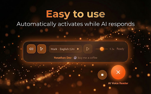 AI Voice Reader: Read Aloud for ChatGPT, Claude, DeepSeek & Qwen screenshot