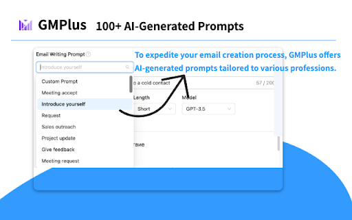 Open AI Chat GPT For Email - Chatgpt Email - GMPlus screenshot