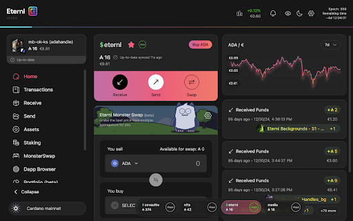 Eternl screenshot