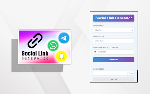 Social Link Generator screenshot