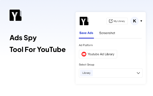Ad Library - YouTube Save Ad Tools & Ad Spy screenshot