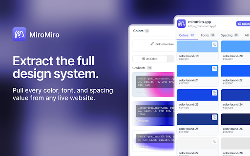 MiroMiro: Web to Code, Web Inspector, Font Finder & Lottie screenshot