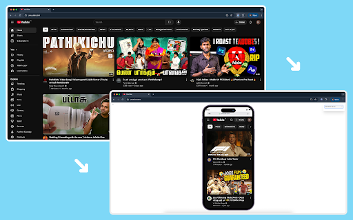 Free Mobile Simulatore - Responsiveness testing screenshot
