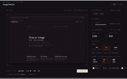 Image Resizer – Resize, Convert & Optimize by UnifyBrowse screenshot