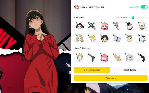 Spy x Family Cursor ★ Custom Cursor for Chrome™ screenshot