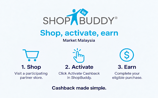 ShopBuddy for Malaysia - Earn Cashback Shopping screenshot