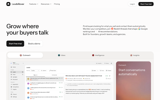 LeadsRover screenshot