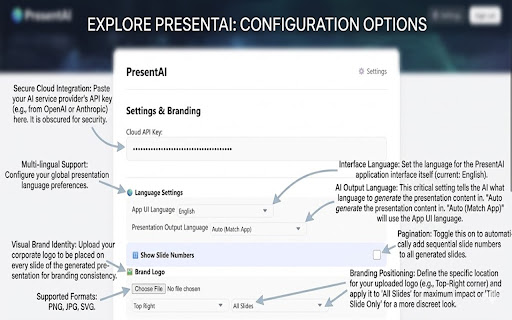 PresentAI - Slide Generator screenshot