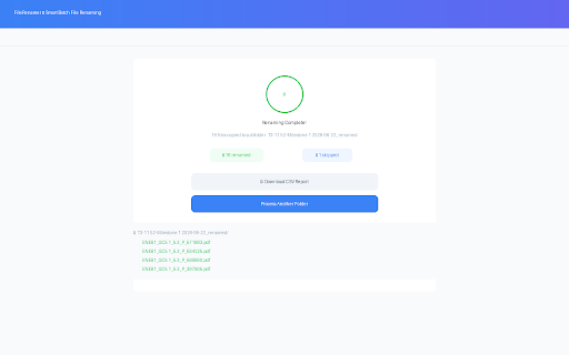 Smart File Renamer screenshot