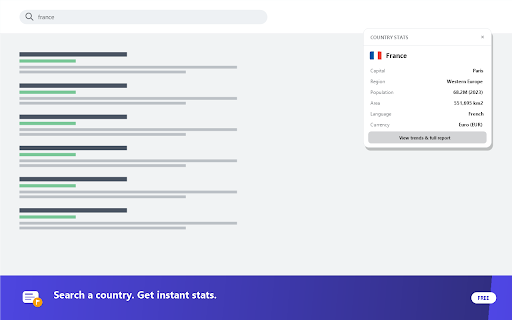 Country Stats Card — Compare Countries Instantly screenshot