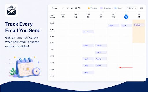 Free Unlimited Email Tracker for Gmail, No Signature | TrackMailBox screenshot