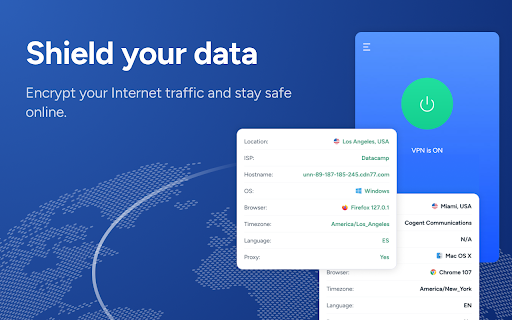 Free VPN for Chrome - VPN Proxy VeePN screenshot