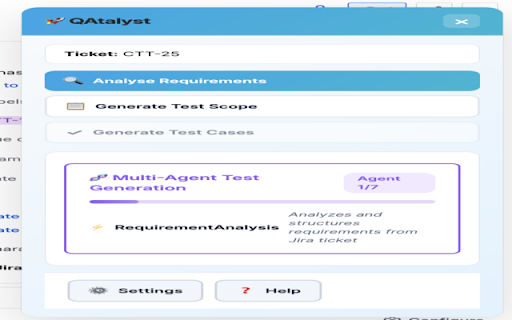 QAtalyst - AI Test Case Generator screenshot