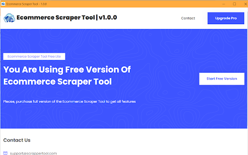 Ecommerce Scraper Tool – Extract Product Listings & Prices screenshot