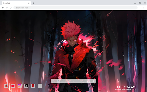Yuji Itadori from Jujutsu Kaisen Live Wallpaper screenshot