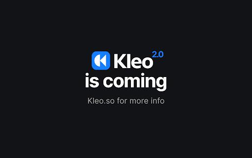 Kleo screenshot