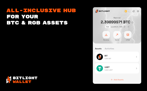 Bitlight Wallet screenshot