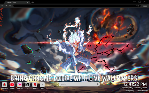 Monkey D. Luffy Live Wallpaper New version screenshot