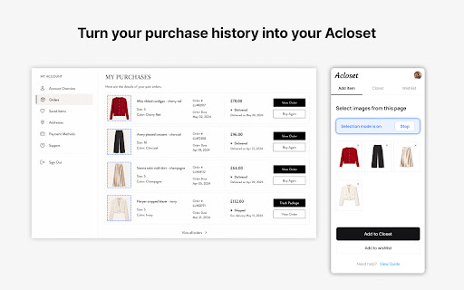 Acloset screenshot