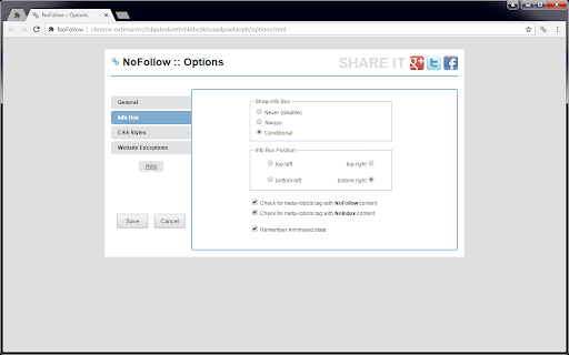 NoFollow screenshot