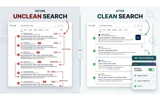 Google Search Result Cleaner screenshot