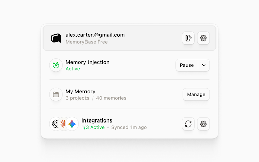 MemoryBase screenshot