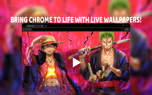 Luffy & Zoro Live Wallpaper screenshot