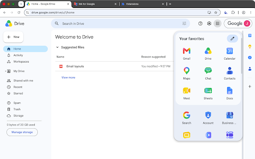 Ink for Google™ screenshot