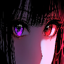 Purple & Red Anime Gaze Live Wallpaper icon