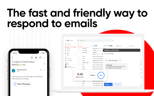 Record Voice Messages in Gmail - Beep screenshot
