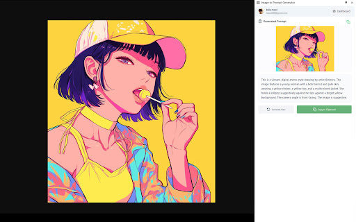 image to prompt screenshot