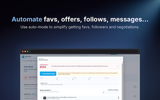 VintHelper - Vinted Bot & Sales Automation screenshot