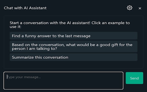 WhatsAsk AI Assistant screenshot