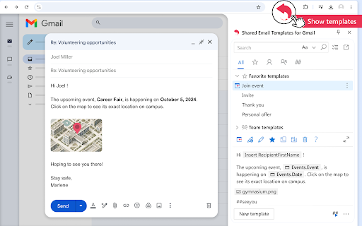 Shared Email Templates & Signatures for Gmail screenshot
