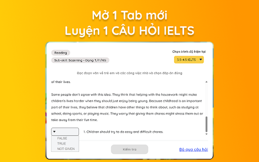Mochi IELTS Practice screenshot