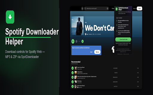 Spotify Downloader Helper screenshot