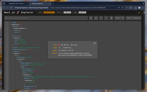 Next.js Explorer - NextJS App & Pages Router screenshot