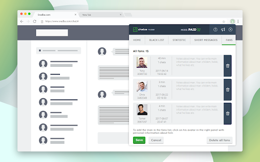 DREAM ChatOS automatic email sender screenshot