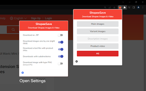 Shopee Save - Download Product Images & Video screenshot