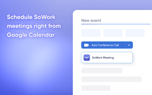 SoWork Meetings screenshot