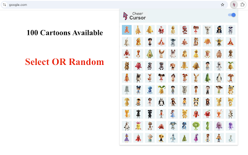 Character Cursor screenshot