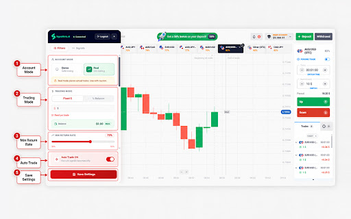 Quotex AI Hunter Robot screenshot
