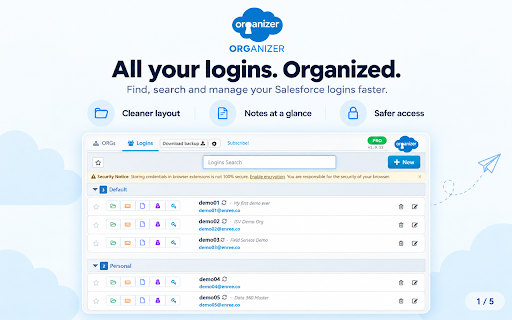 ORGanizer for Salesforce screenshot