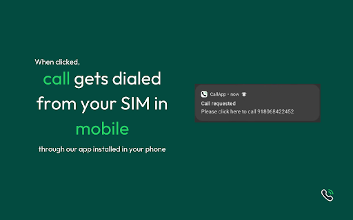 Call From Browser: Click-to-Call screenshot