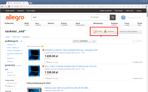 Snajper.net screenshot